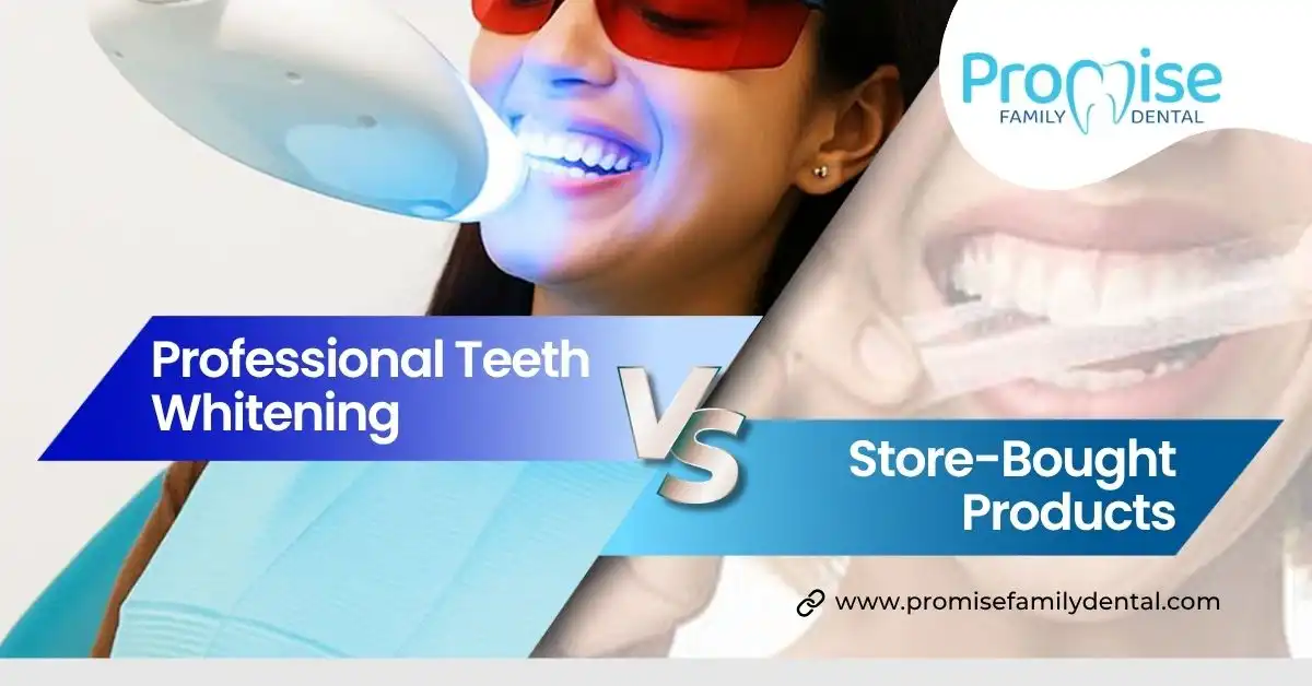 Professional Teeth Whitening vs Store-Bought Products
